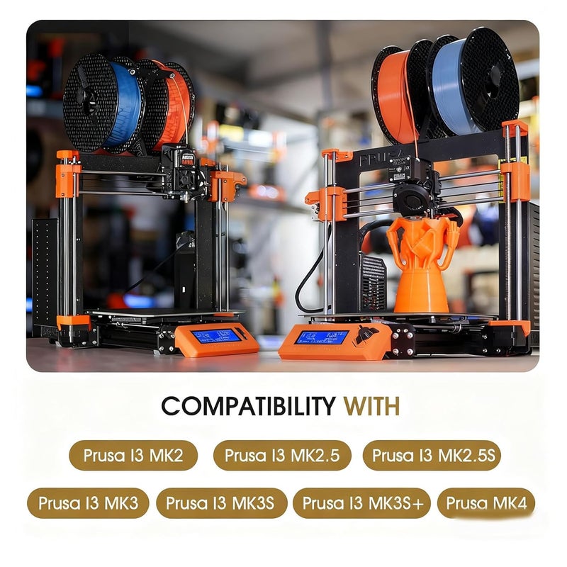 FYSETC Prusa Build Plate MK52 MK3S+ MK4 Spring Steel Surface: Textured PEI - PET-CF Double-Sided Flexible PEI Sheet 253.8x241mm Hot Bed Cover for Filament PLA ABS for MK2 MK2.5 MK3 MK3S 3D Printer - Image 4
